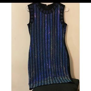 Gu€€i inspired studded dress